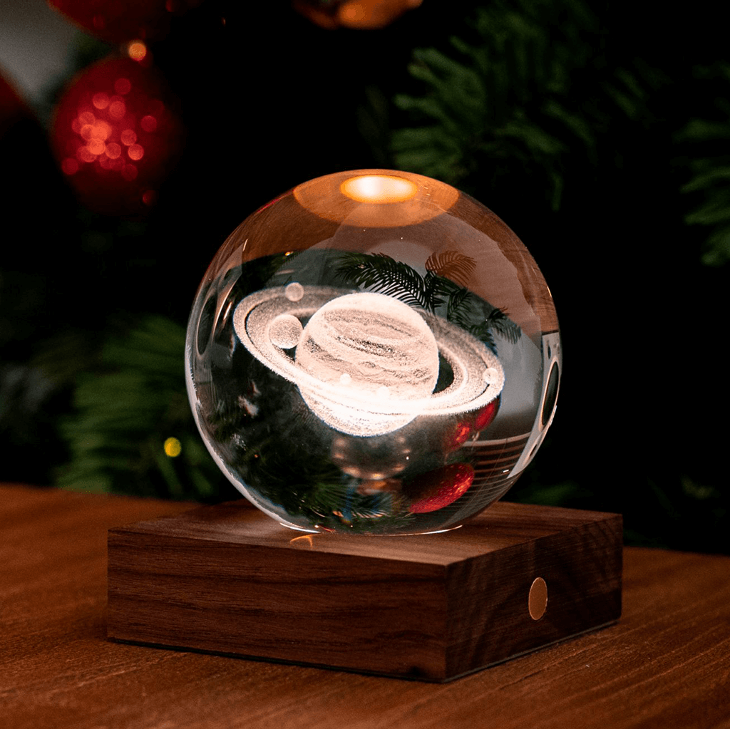 Saturn Amber Crystal Light - Gingko Design