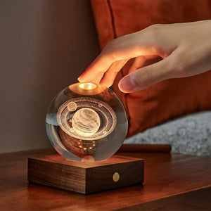 Saturn Amber Crystal Light - Gingko Design