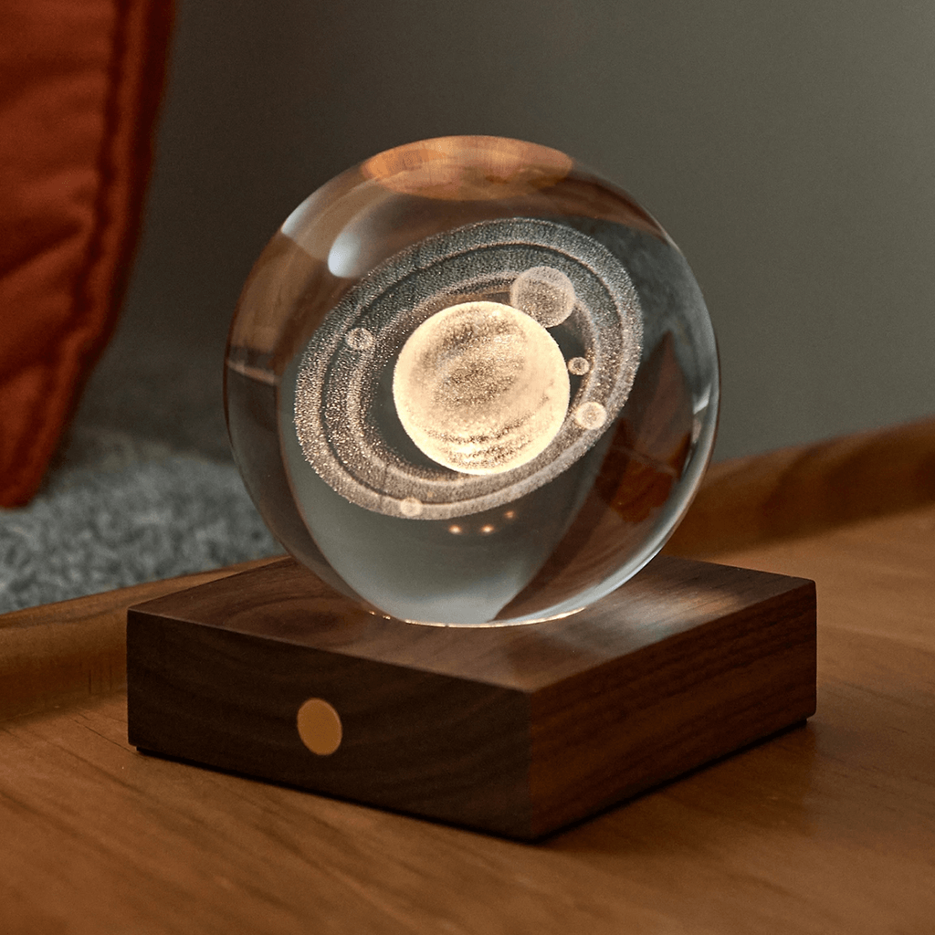 Saturn Amber Crystal Light - Gingko Design