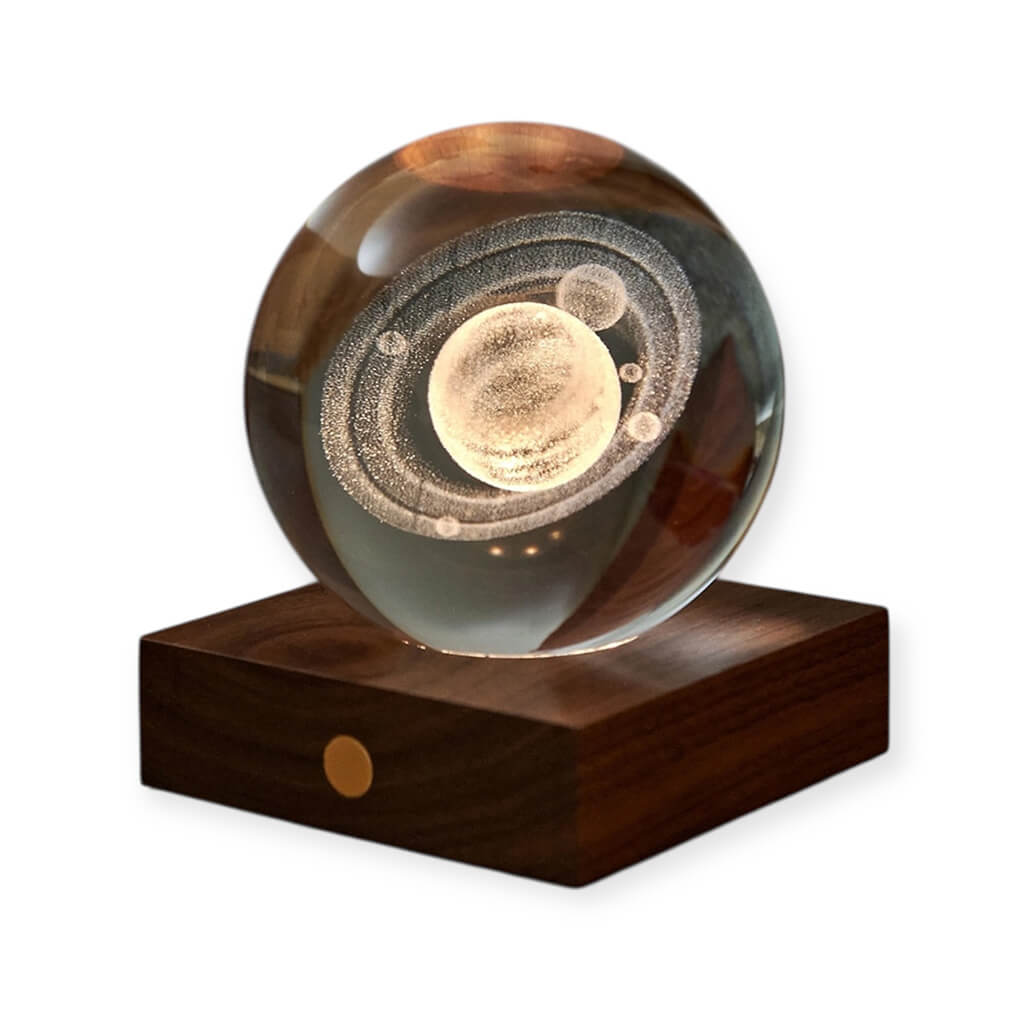 Saturn Amber Crystal Light - Gingko Design