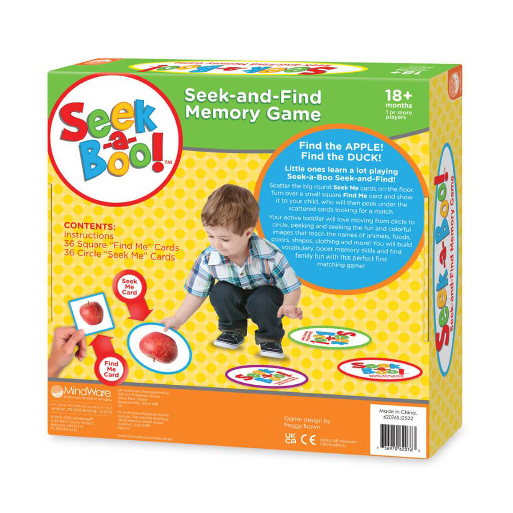 Seek-a-Boo: Seek and Find Memory Game - Mindware