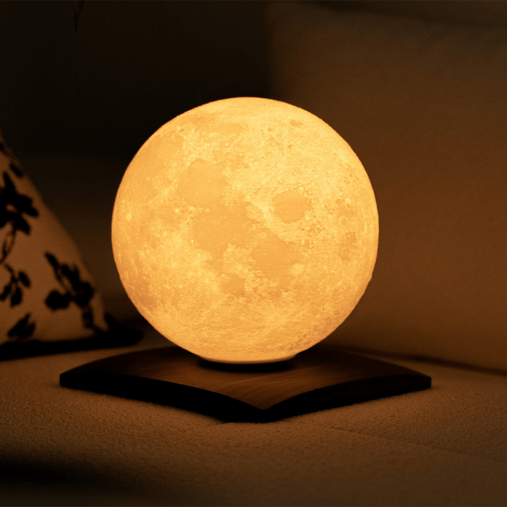 Smart LunaSpin Lamp - Gingko Design