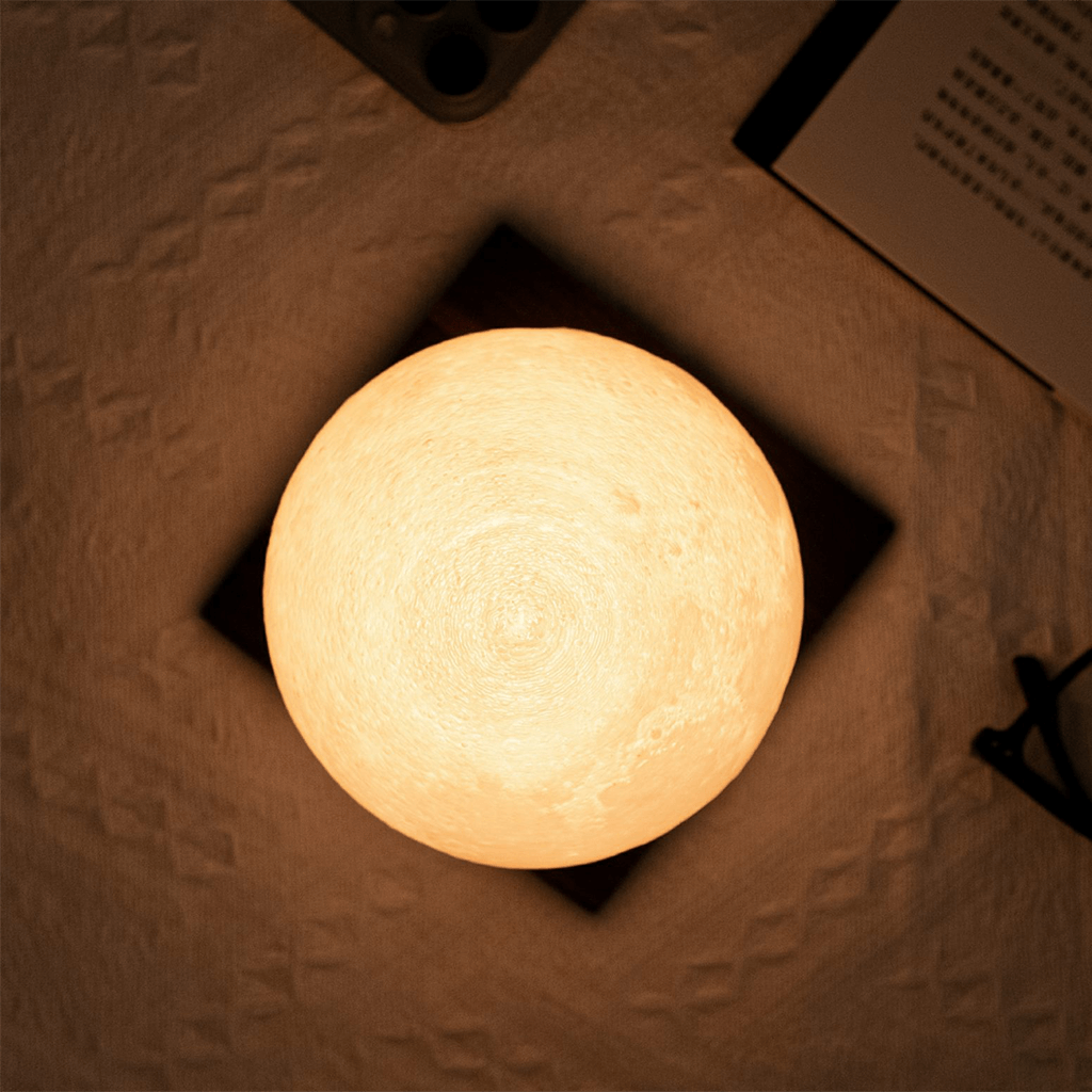 Smart LunaSpin Lamp - Gingko Design