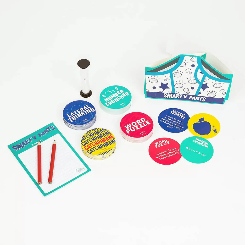 Smarty Pants: 200 Challenges Including Number Crunchers, Brainteasers and Word Games - Professor Puzzle