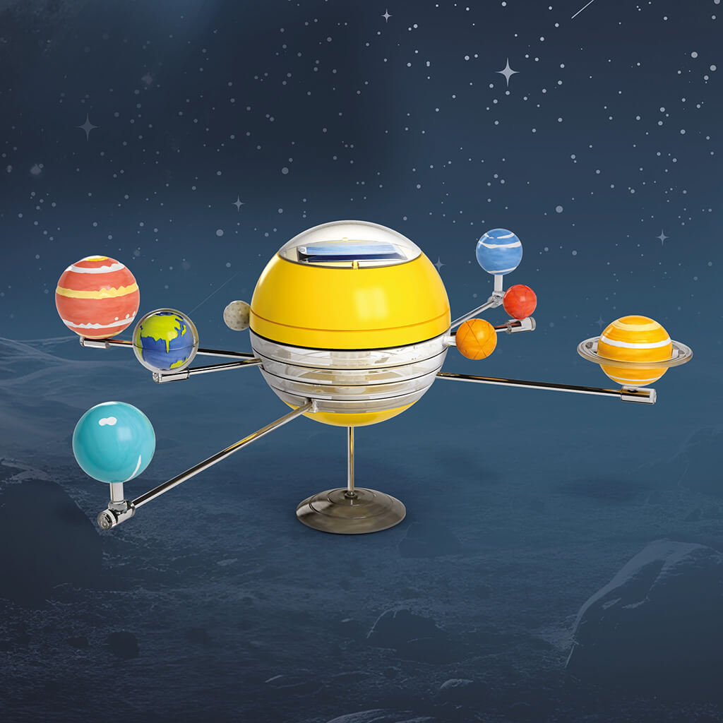 Solar-Powered Solar System Model - Construct & Create