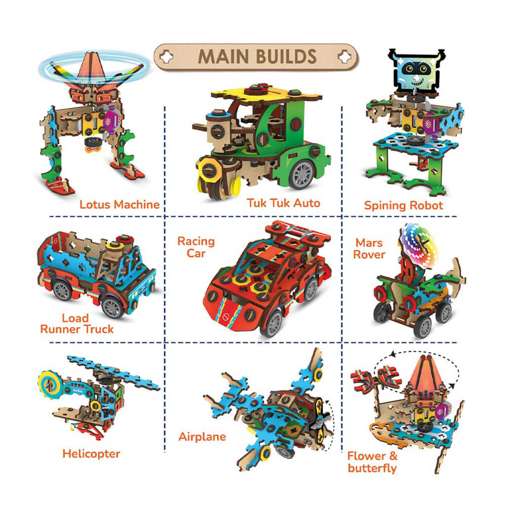 Spin-n-Go STEM Construction Kit - Smartivity