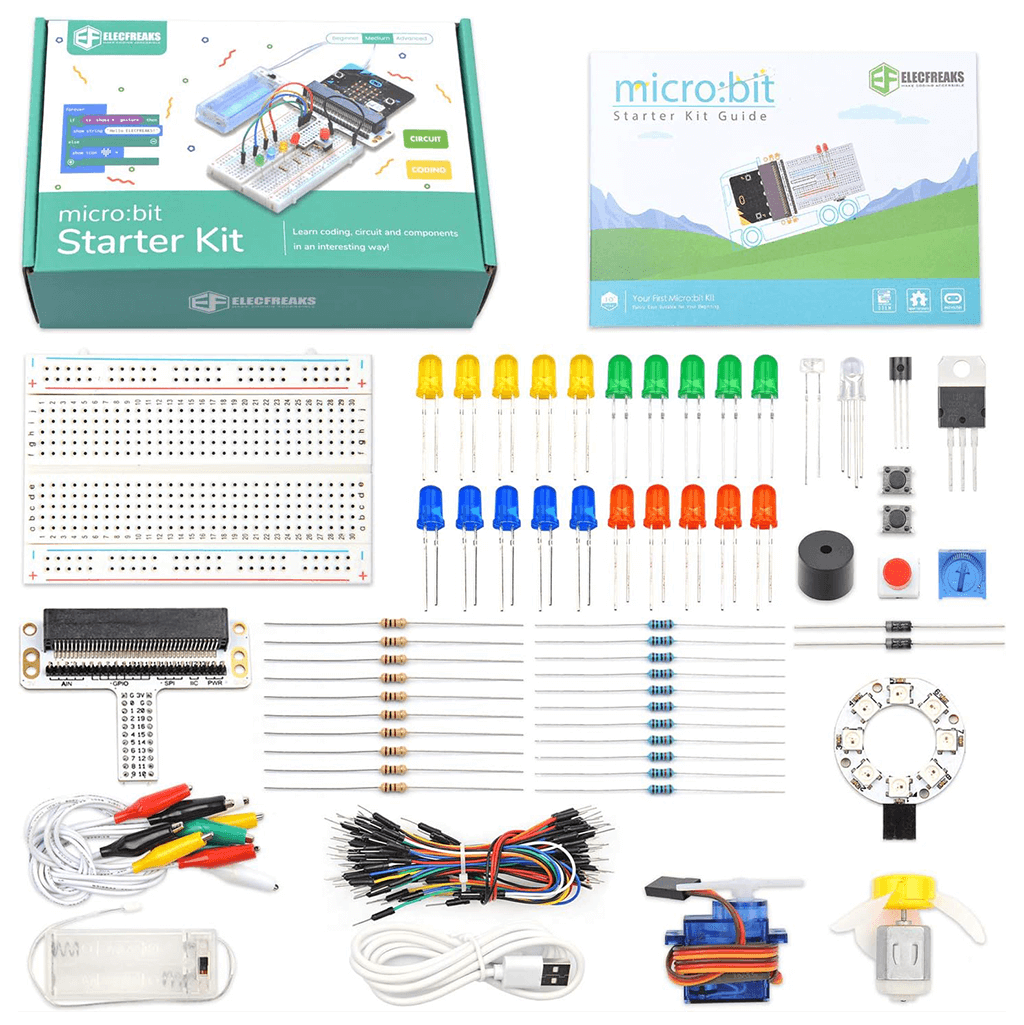 Elecfreaks ELECFREAKS Starter Kit with micro:bit | Steam Rocket | Fun, Educational ...
