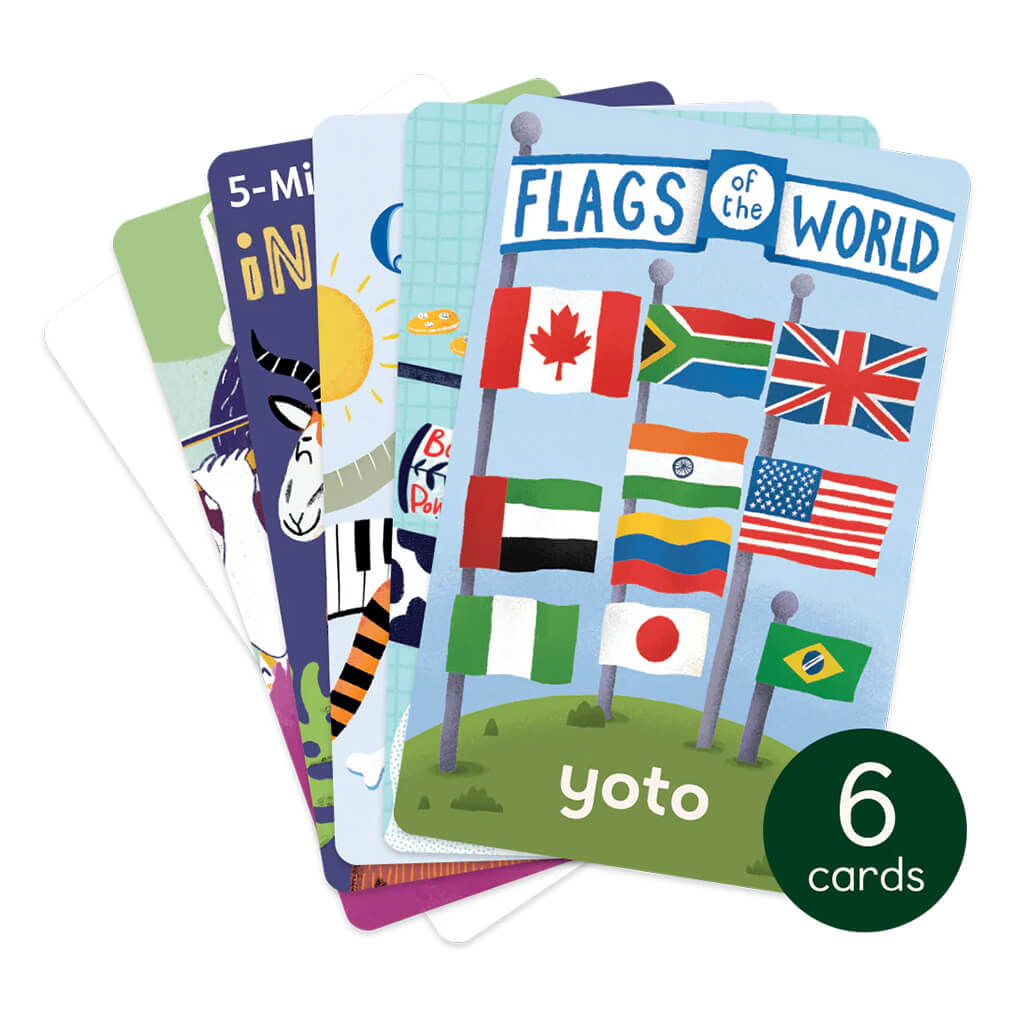 Starter Pack for Big Kids - Cards for Yoto Player / Mini (6 Cards)