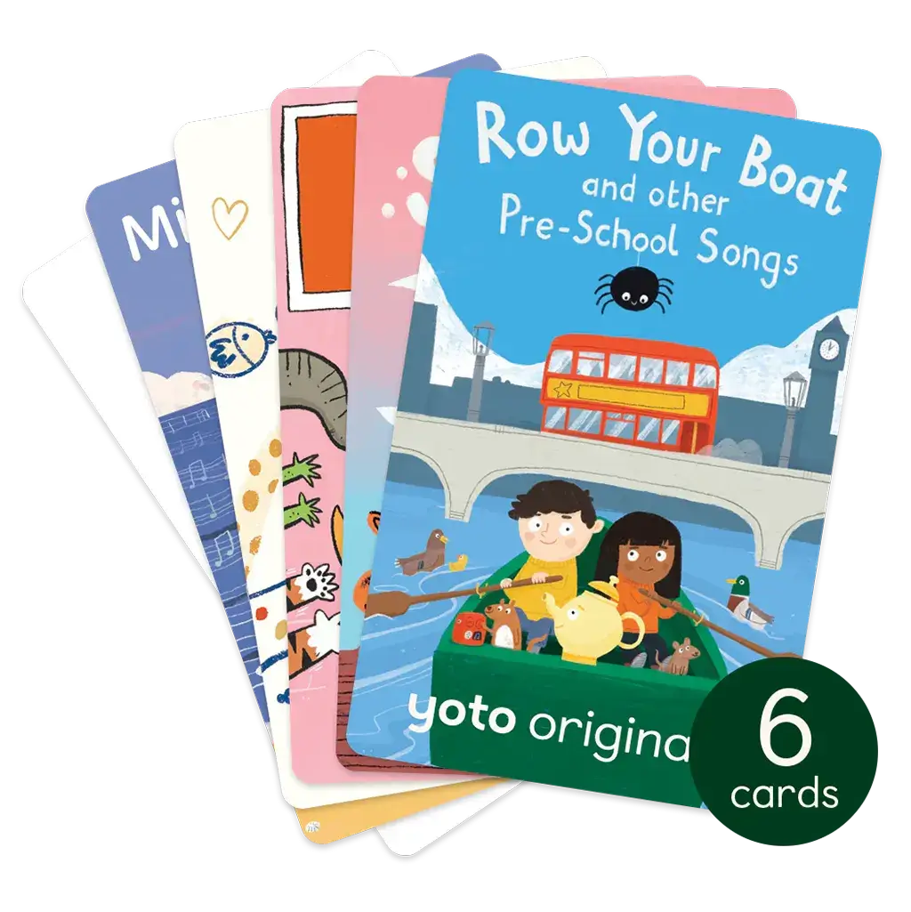 Starter Pack for Little Kids - Cards for Yoto Player / Mini (6 Cards)