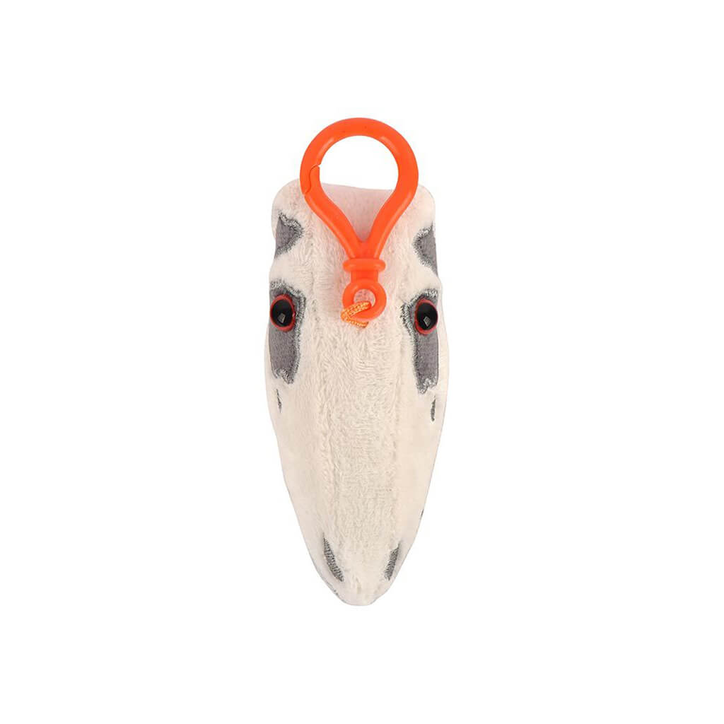 Stegosaurus Skull Key Ring - Giant Microbes (Fuzzy Fossils)