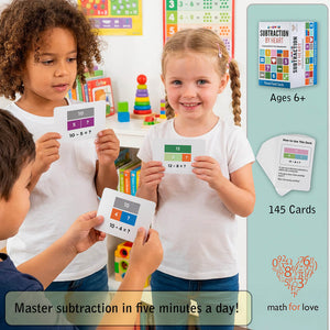 Subtraction By Heart: A Learning Deck for True Comprehension - Math For Love