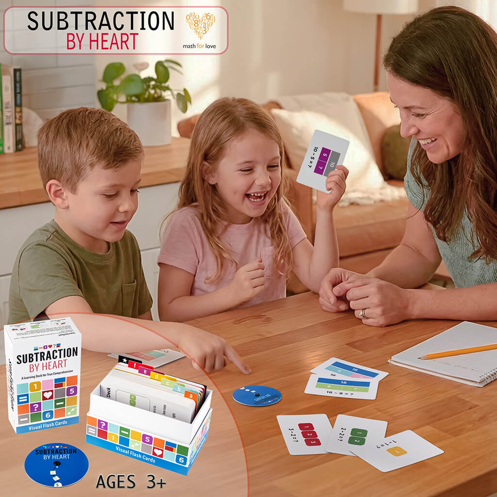 Subtraction By Heart: A Learning Deck for True Comprehension - Math For Love