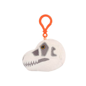 T Rex Skull Key Ring - Giant Microbes (Fuzzy Fossils)