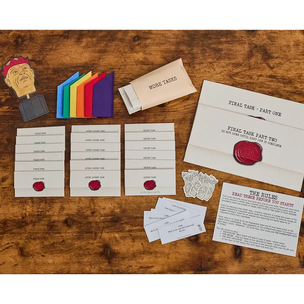 Taskmaster Christmas Crackers 2025 (Set of 6) - Puzzle Post