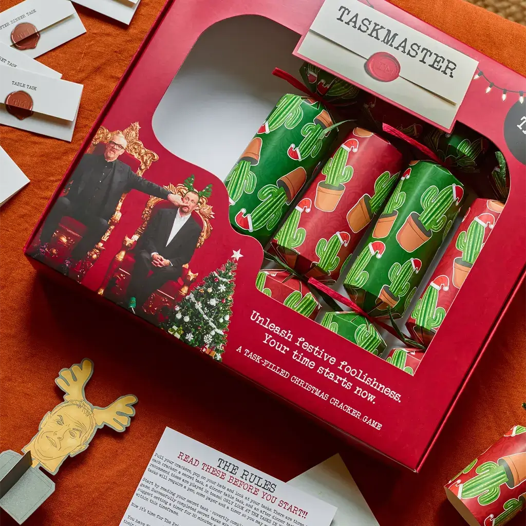 Taskmaster Christmas Crackers 2026 (Set of 6) - Puzzle Post