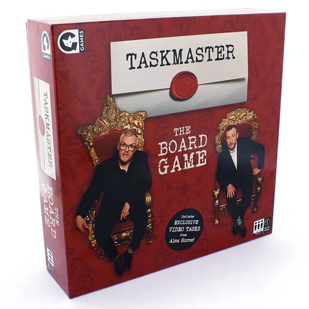 Cardboard Taskmaster Taskmaster: The Board Game | Steam Rocket | Fun, Educational Toys & Games
