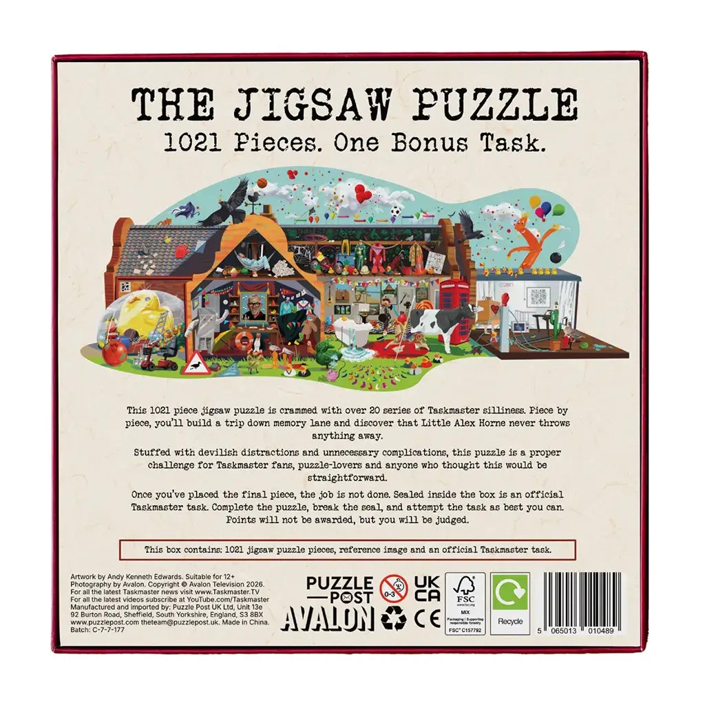 Taskmaster Jigsaw Puzzle (1021 Pieces) - Puzzle Post