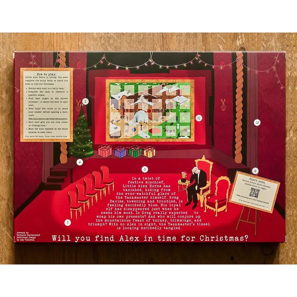 Taskmaster Advent Calendar - Puzzle Post (PREORDER)