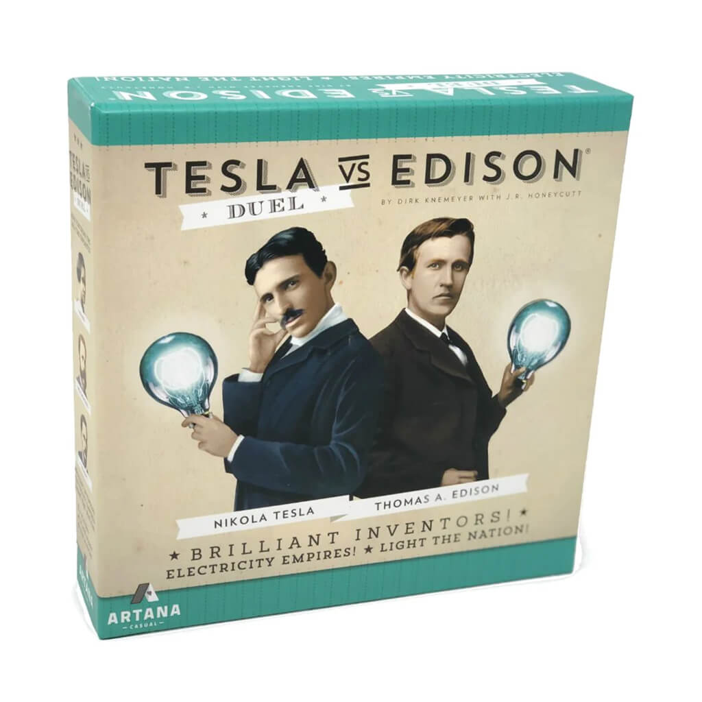 Tesla vs. Edison Duel Card Game - Artana