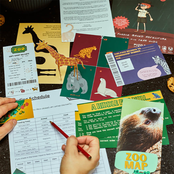 The Zoo Escape Room Puzzle for Kids | Steam Rocket | Fun, Educational ...