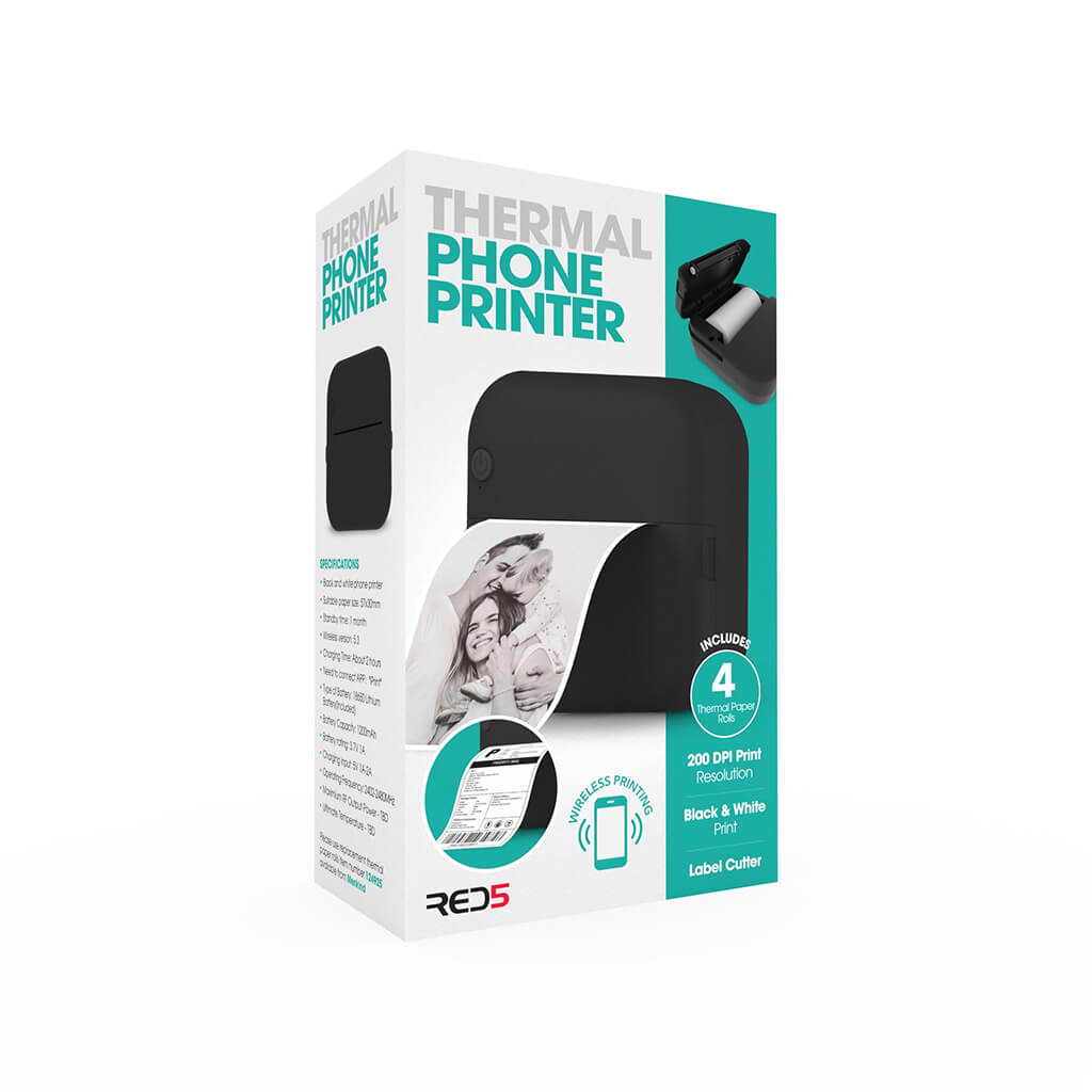 Instant Thermal Printer - Red5