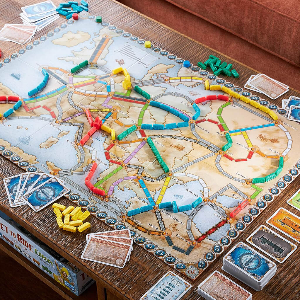 Ticket To Ride: Europe Board Game - Days Of Wonder