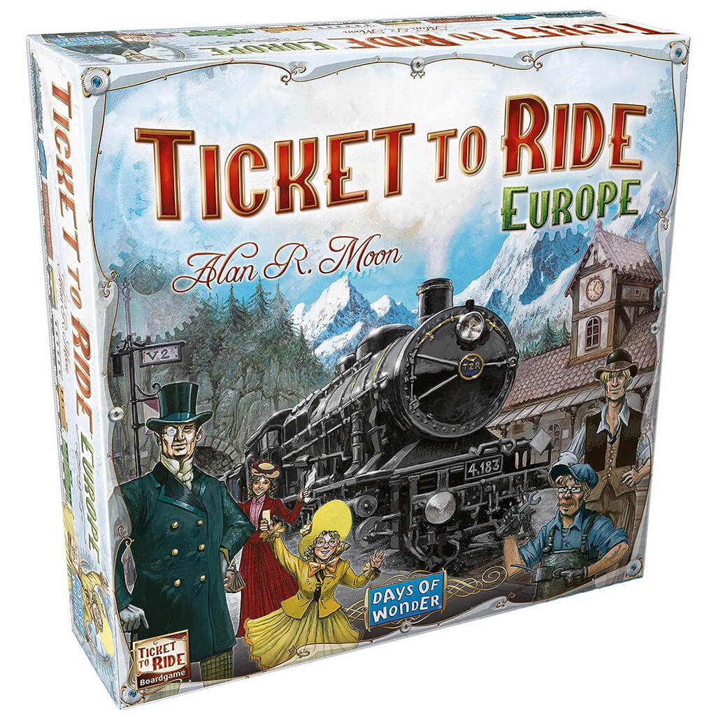 Ticket To Ride: Europe Board Game - Days Of Wonder