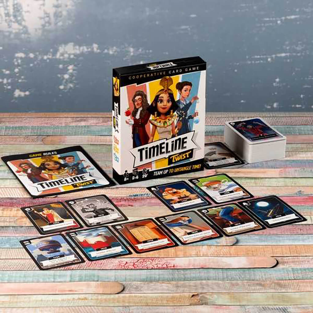 Timeline Twist Cooperative Card Game - Zygomatic