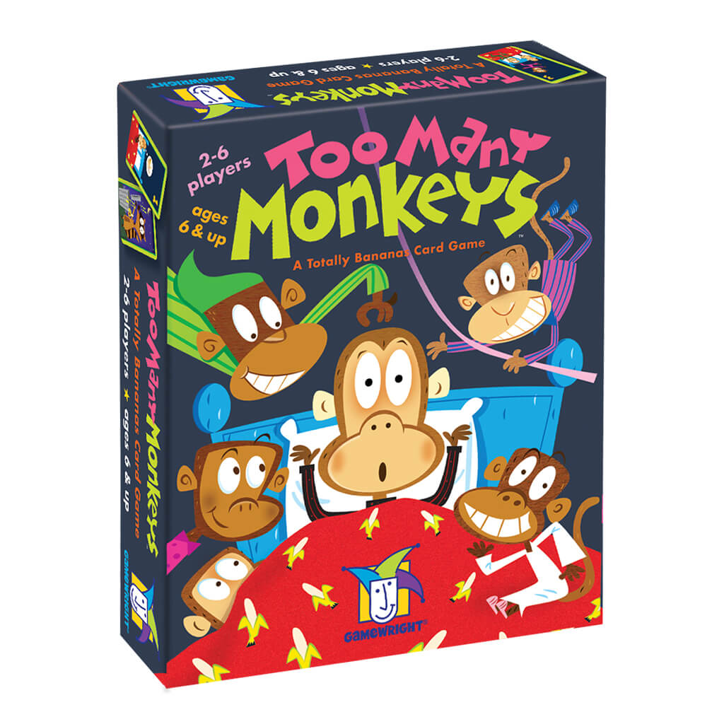 Too Many Monkeys: A Totally Bananas Card Game - Gamewright