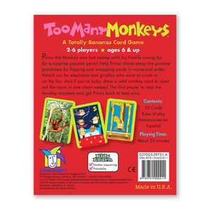 Too Many Monkeys: A Totally Bananas Card Game - Gamewright