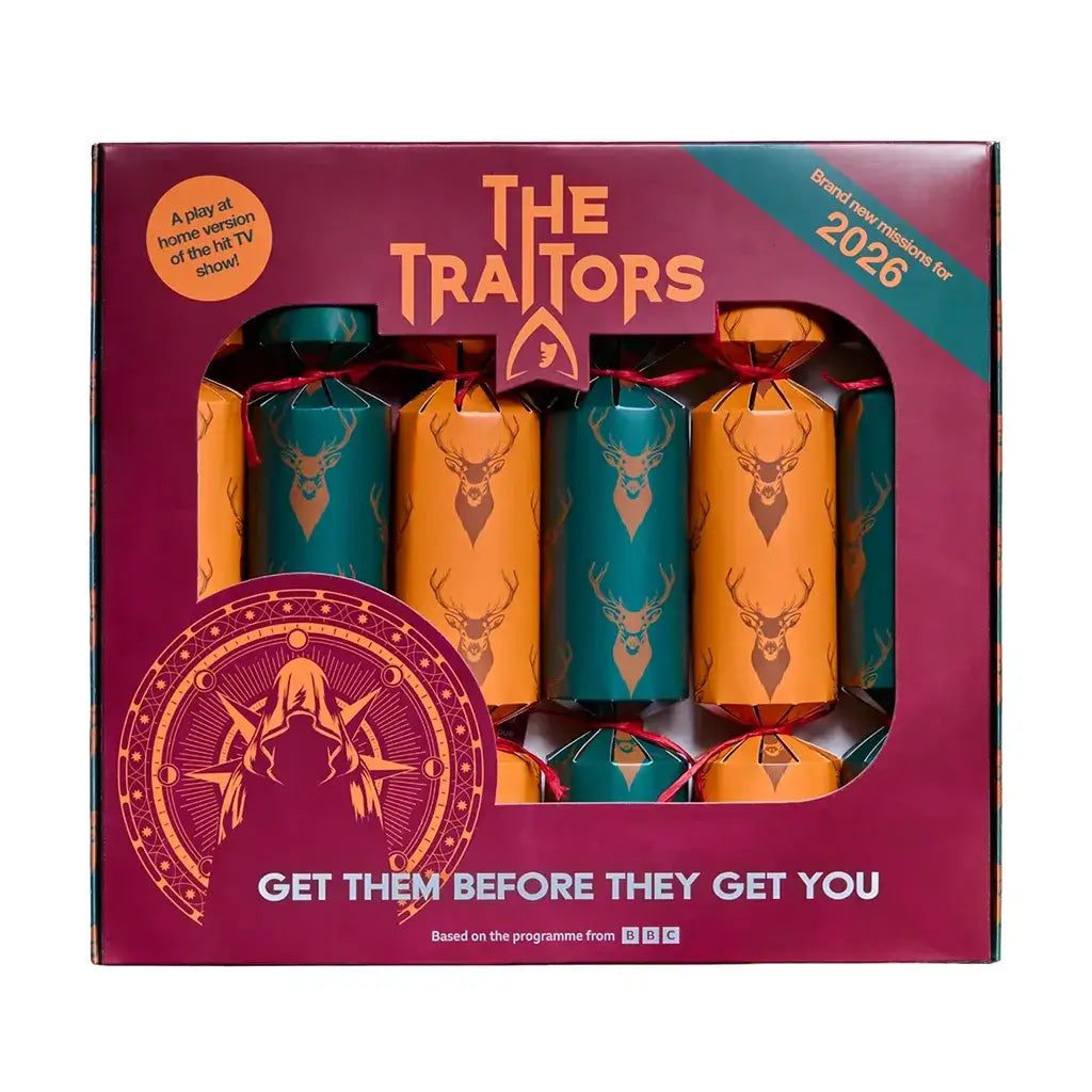 The Traitors Christmas Crackers 2026 (Set of 6) - Puzzle Post