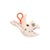 Triceratops Skull Key Ring - Giant Microbes (Fuzzy Fossils)