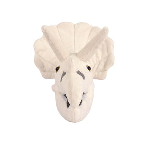 Triceratops Skull Soft Toy - Giant Microbes (Fuzzy Fossils)