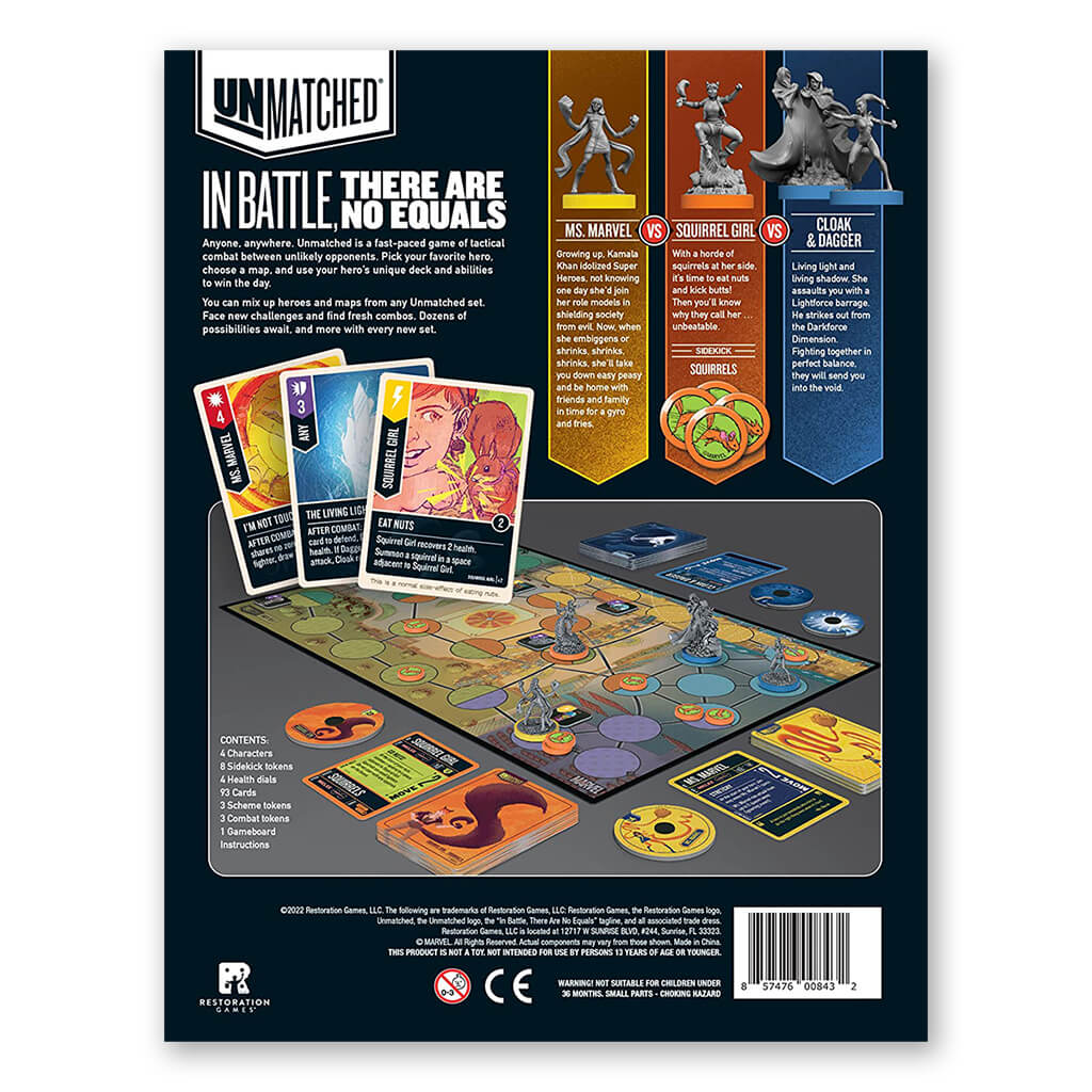 Unmatched: Teen Spirit (Marvel) - Restoration Games