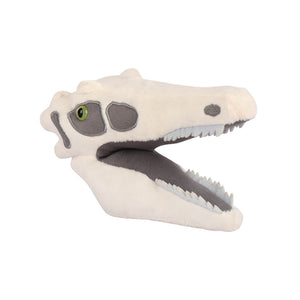 Velociraptor Skull Soft Toy - Giant Microbes (Fuzzy Fossils)