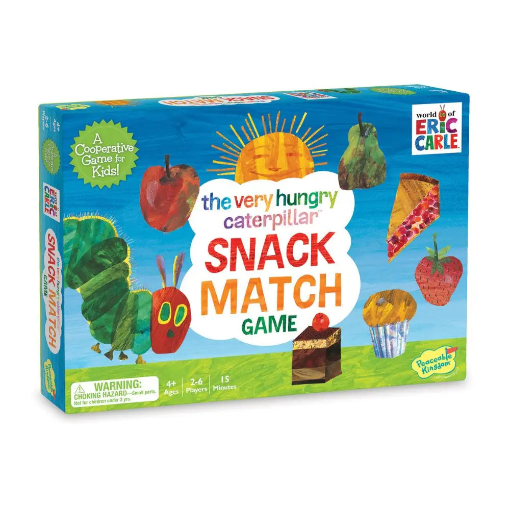 The Very Hungry Caterpillar Cooperative Snack Match Game - Peaceable Kingdom