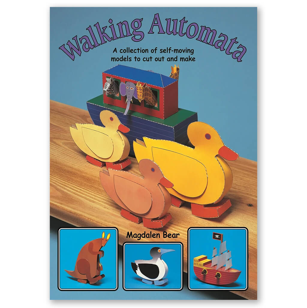 Walking Automata Book: A Collection of Self-Moving Models to Cut Out and Make - Tarquin