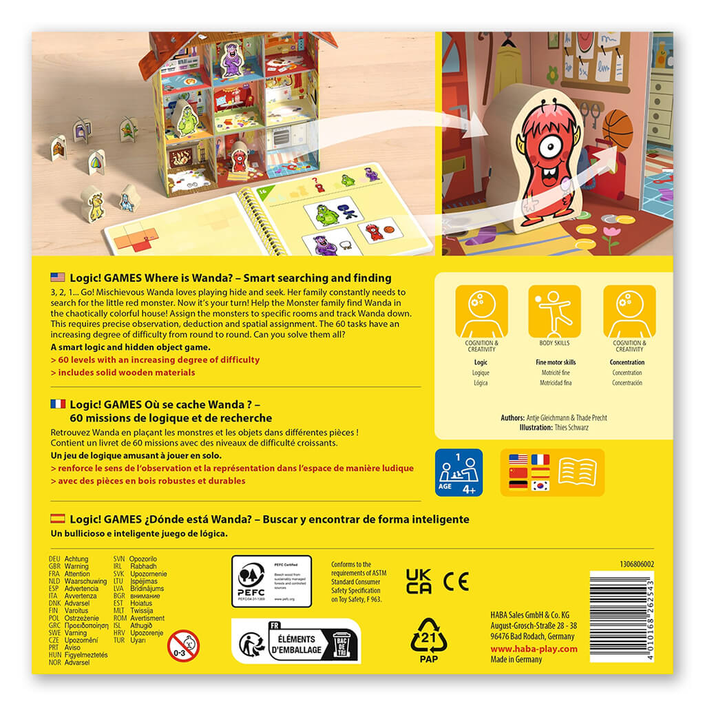 Where is Wanda? Logic Game - Haba
