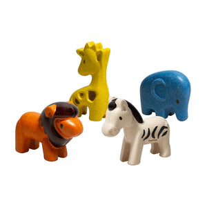 Wild Animals Wooden Toy Set - PlanToys