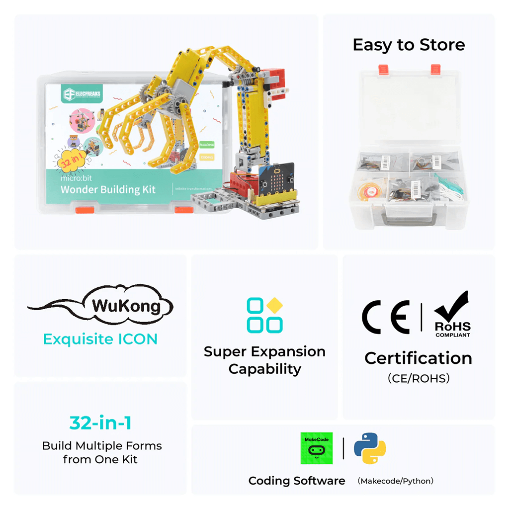 Wonder Building Kit with micro:bit v2.2 - ELECFREAKS