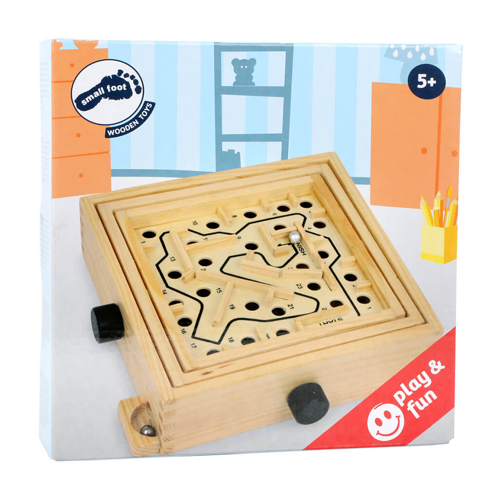 Wooden Marble Labyrinth Game - Small Foot