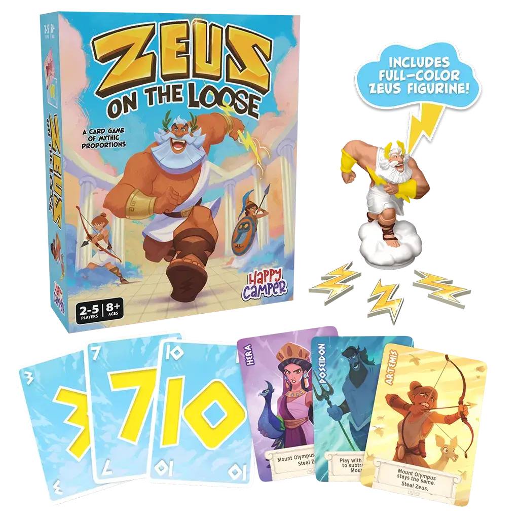 Zeus On The Loose Card Game - Gamewright