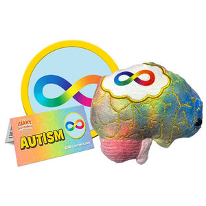 Autism Brain Soft Toy - Giant Microbes