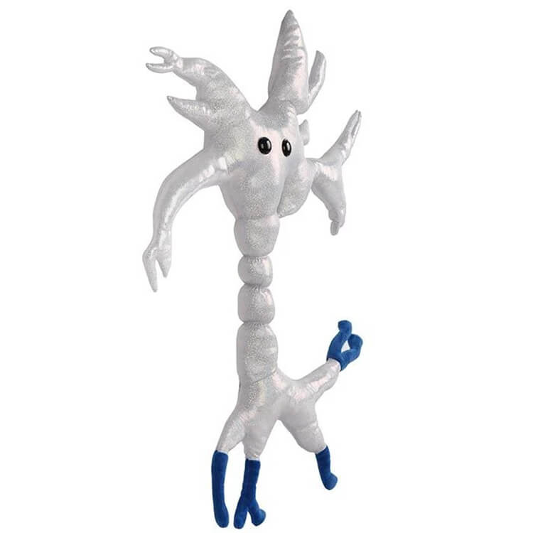 Gigantic Brain Cell (Neuron) Soft Toy - Giant Microbes