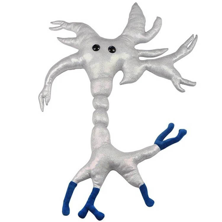 Gigantic Brain Cell (Neuron) Soft Toy - Giant Microbes