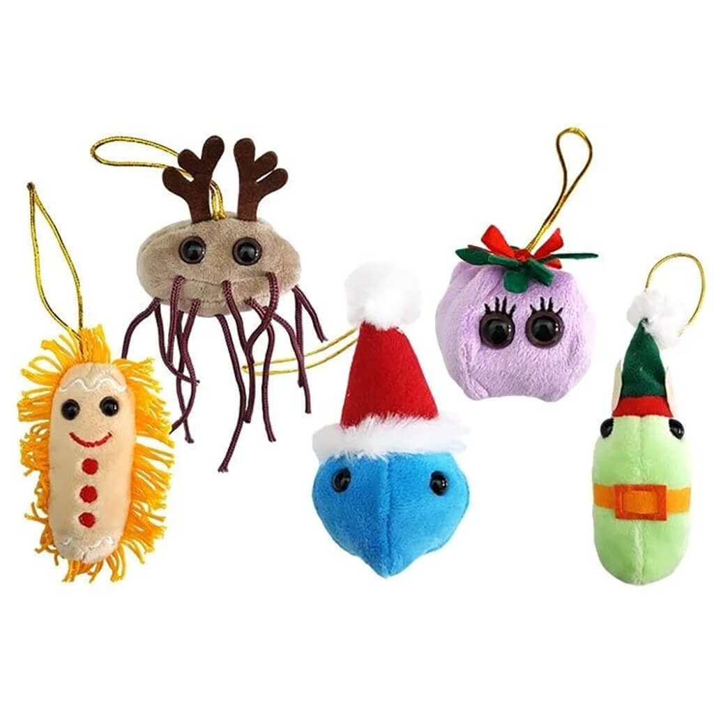 Christmas Germs Ornaments Gift Box Set - Giant Microbes
