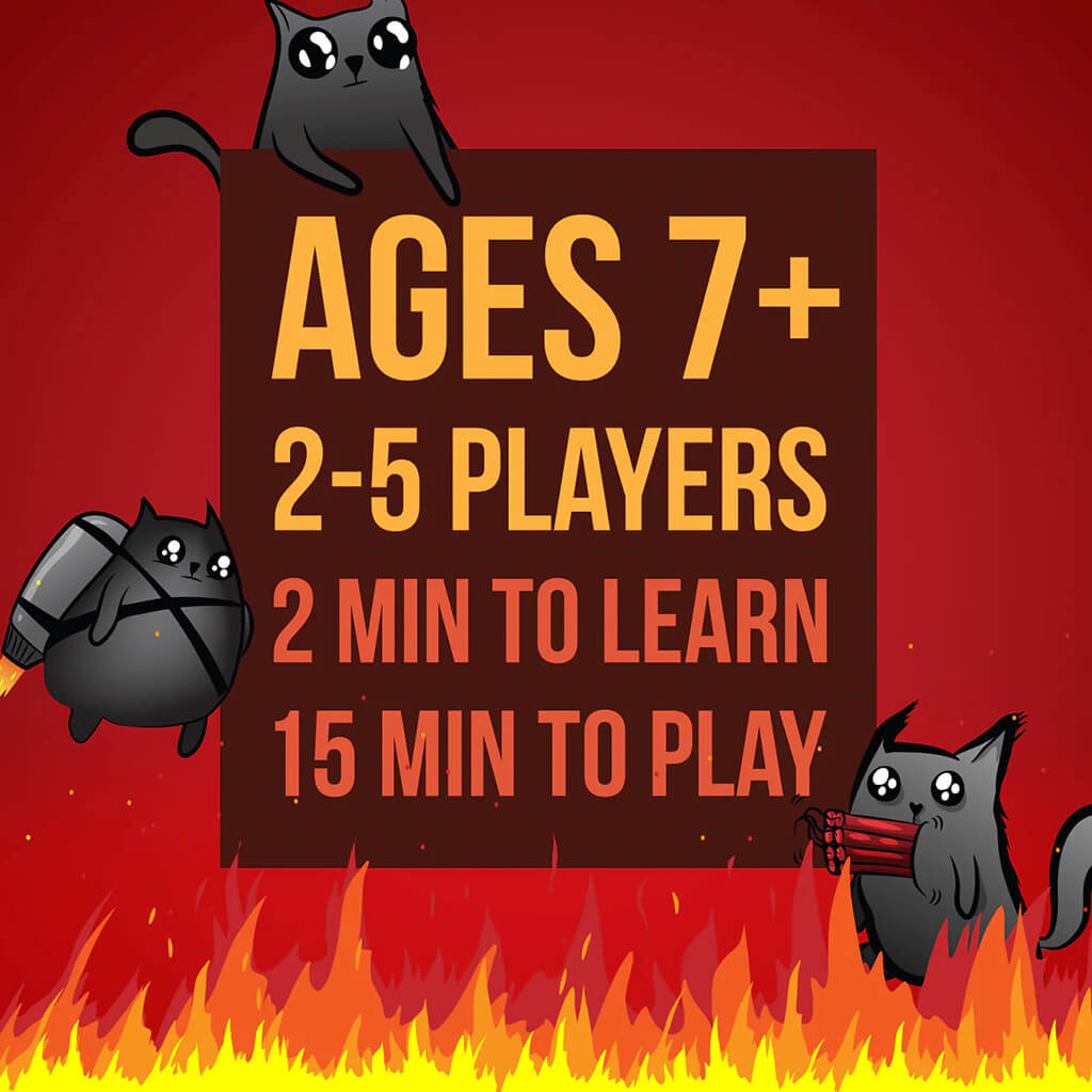 Exploding Cat Gaming Exploding Kittens: Good vs Evil Card Game - Exploding Kittens | Steam ...