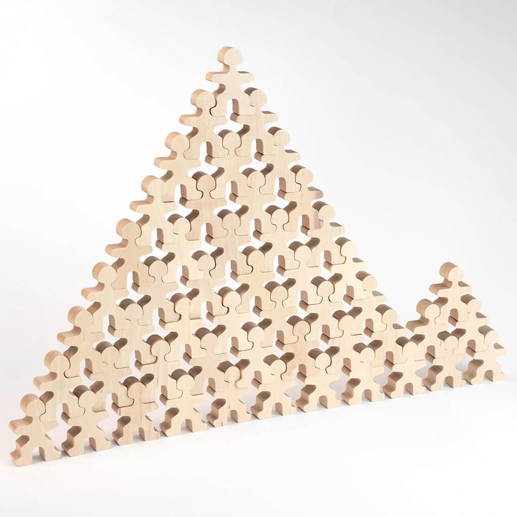 Mini Flockmen Balancing Figures: (50 Pieces) | Steam Rocket | Fun ...