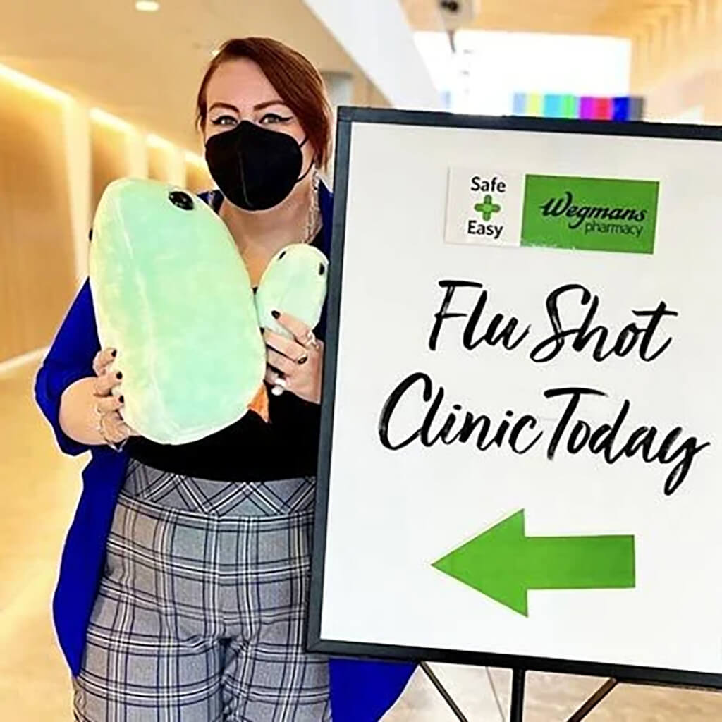 Gigantic Flu (Orthomyxovirus) Soft Toy - Giant Microbes
