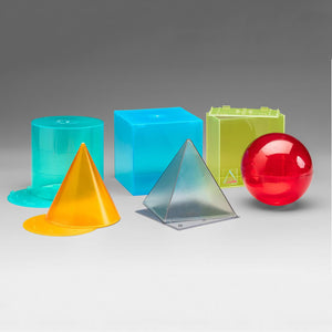 3D Geometric Shapes Set (6 Shapes)